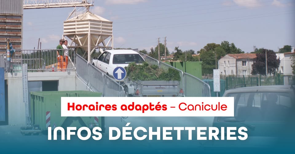 déchetterie canicule