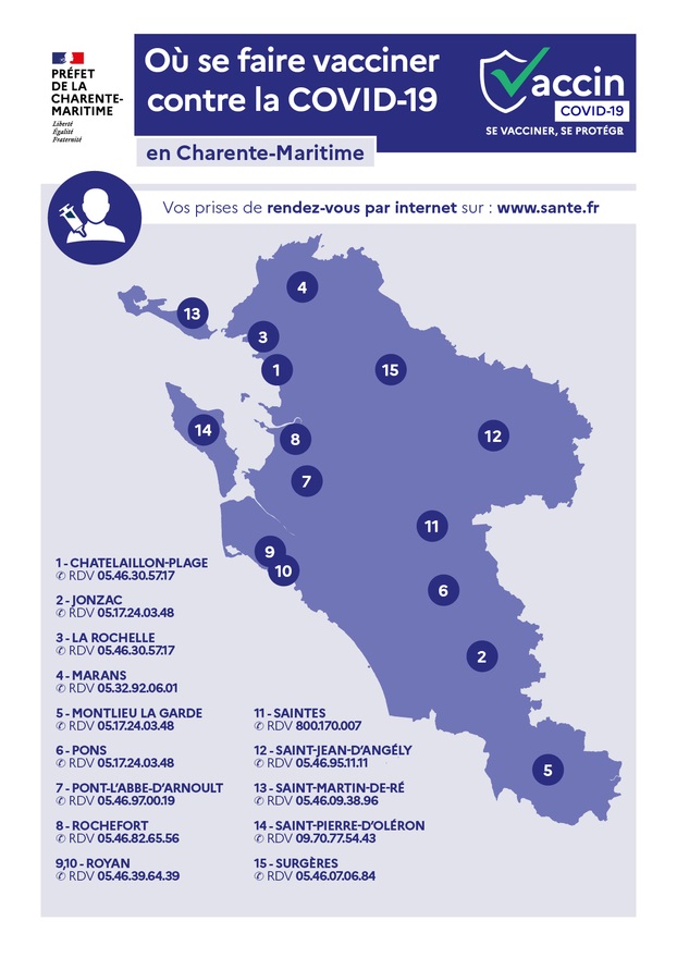 Carte vaccination saint georges des coteaux