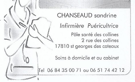 chanseaud infirmière saint georges des coteaux